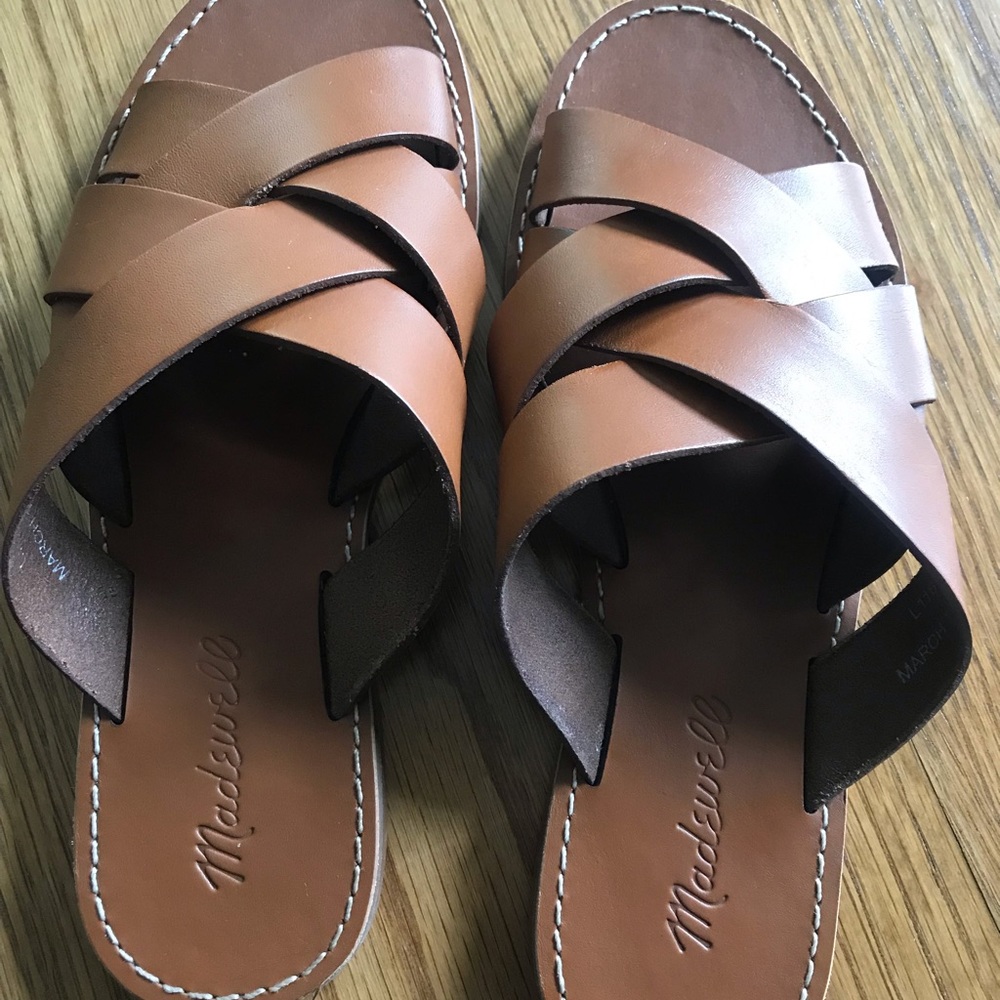 Madewell Boardwalk Woven Slide Sandal